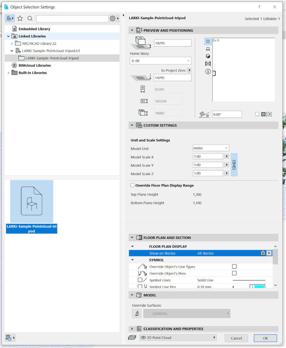 How to import a Point Cloud into ArchiCAD - LARKI – 3D surveys made easy